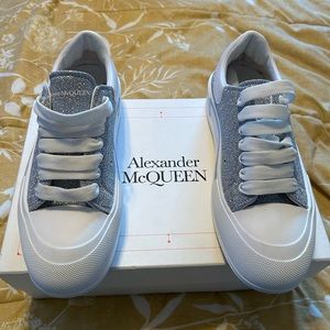 Alexander McQueen Glitter Metal Jacket Sneaker